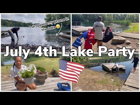 Getting Our Lake House Ready for July 4th Fun! Power washer fail, new pier updates & more