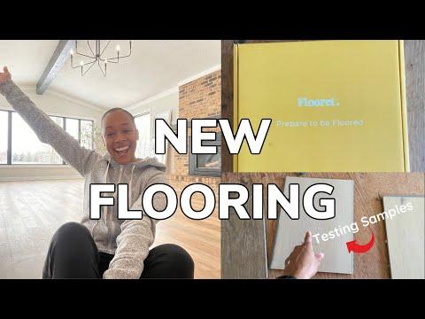 70’s Living Room Makeover Pt. 2 *NEW FLOORING from Flooret!