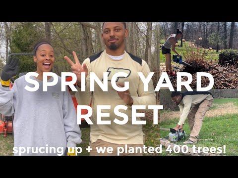 SPRING YARD RESET WITH 21 ACRES| WE GOT SO MUCH DONE!